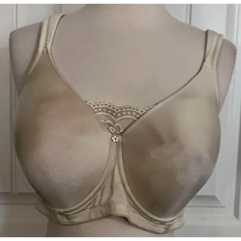Vintage Jodee Bra Size 42C Beige Ivory Lightly Padded Cups 551